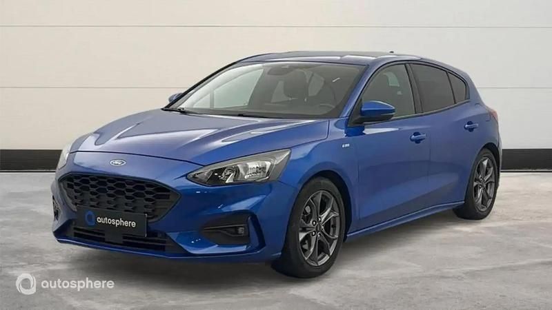 Bleu Occasion 2019 Ford Focus ST-Line Berline | 14 999 € (Prix juste) - Image 1/4