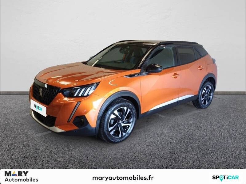 Orange Utilisé 2021 Peugeot 2008 GT SUV | 16 990 € (Prix juste) - Image 1/4