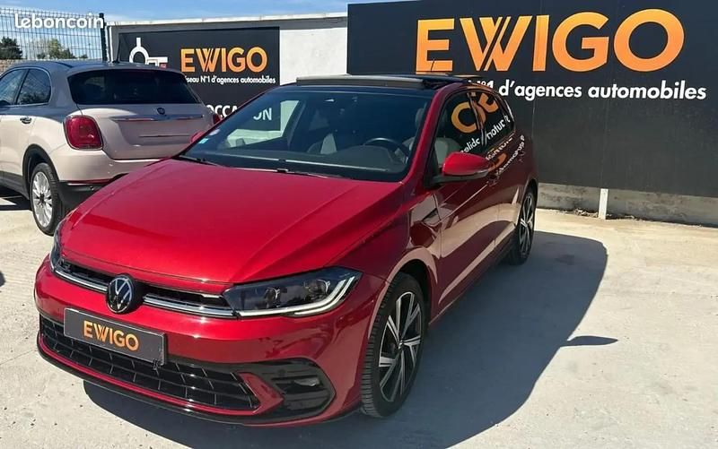 Rouge Utilisé 2022 VW Polo R-line Citadine | 22 489 € (Prix juste) - Image 1/4