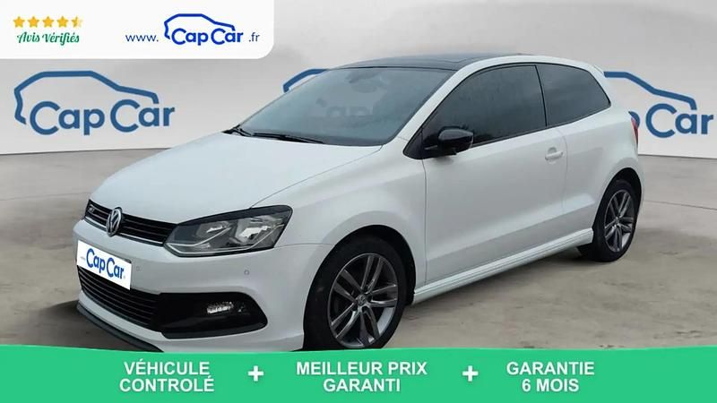 Blanc Utilisé 2016 VW Polo R-line Citadine | 9 490 € (Bon prix) - Image 1/4