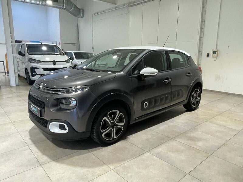 Gris Utilisé 2018 Citroën C3 PureTech Citadine | 9 386 € (Prix juste) - Image 1/4