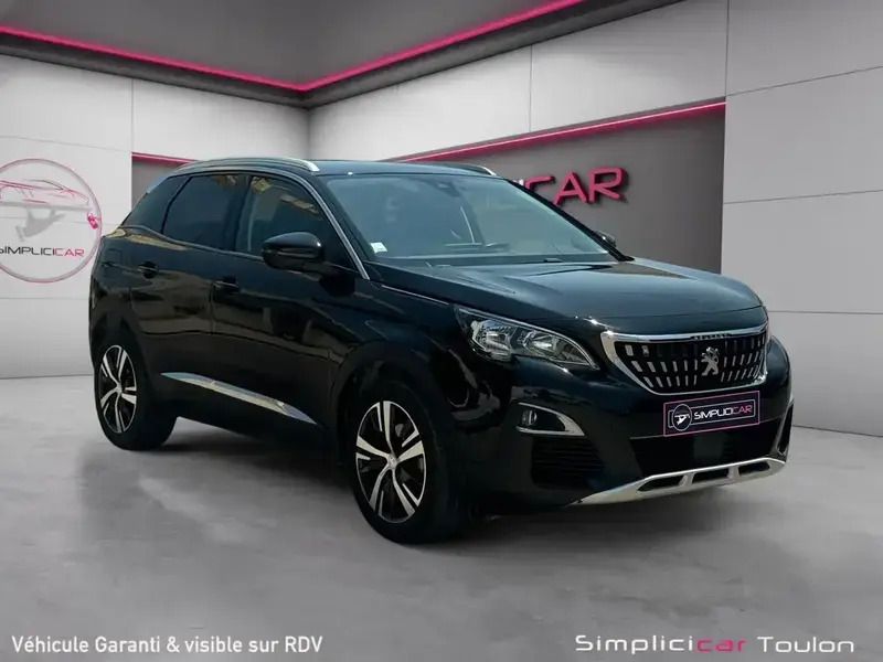 Noir Utilisé 2020 Peugeot 3008 Allure | 14 890 € (Bon prix) - Image 1/4