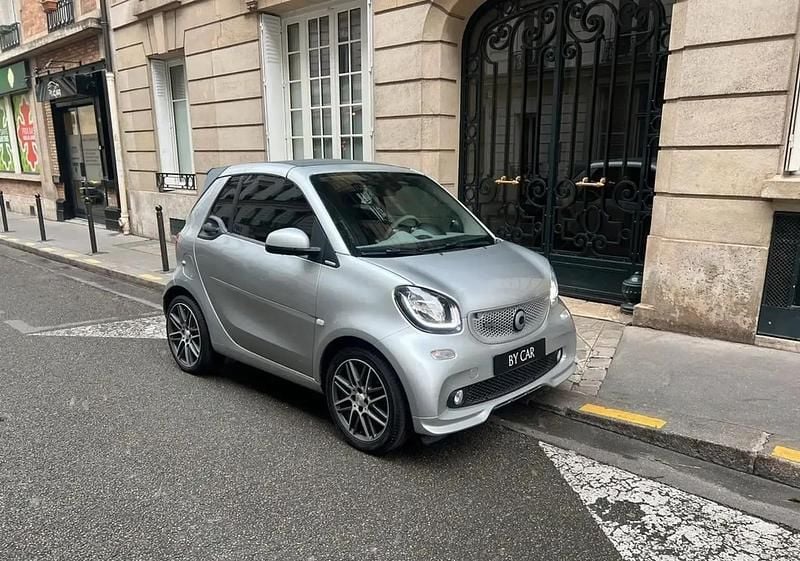 Occasion Smart ForTwo Cabrio Brabus Xclusive 110 ch (80 kW) 2017 Argent Cabriolet