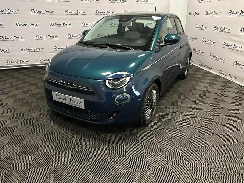 Bleu Utilisé 2021 Fiat 500e Berline | 14 490 € (Bon prix) - Image 1/4
