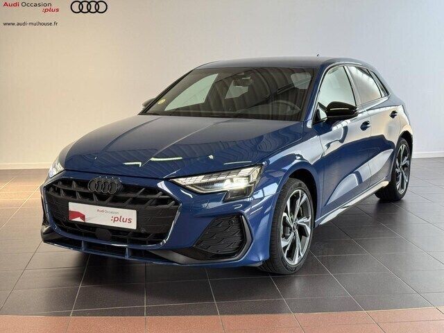 Bleu ascari métallisé Utilisé 2024 Audi A3 S-Line | 36 997 € (Prix assez cher) - Image 1/4
