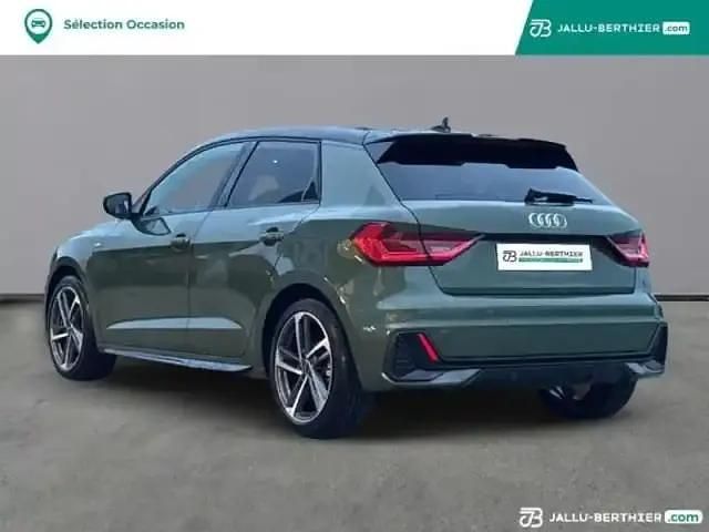 Occasion Audi A1 Sportback S-line plus 116 ch (85 kW) 2025 Vert district métallisé noir mythe métallisé Citadine