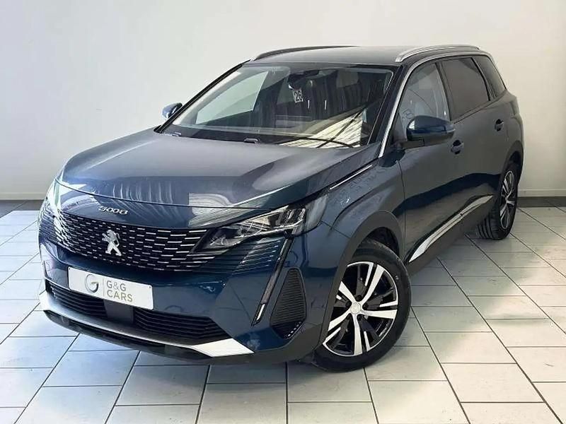 Bleu Utilisé 2021 Peugeot 5008 Allure Monospace | 19 990 € (Prix juste) - Image 1/4