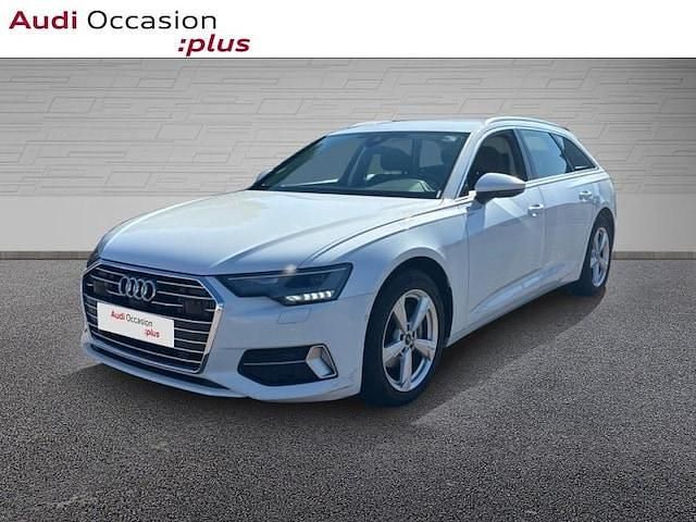 Blanc glacier métallisé Utilisé 2023 Audi A6 S-Line Break | 35 990 € (Super prix) - Image 1/4