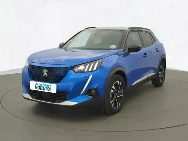 Bleu Occasion 2020 Peugeot e-2008 GT-line SUV | 17 990 € (Prix juste) - Image 1/4