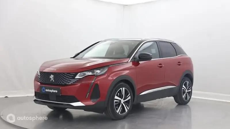 Rouge Utilisé 2021 Peugeot 3008 GT SUV | 19 899 € (Prix juste) - Image 1/4