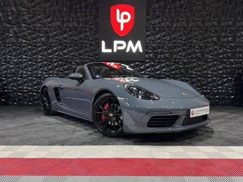 Occasion Porsche 718 Boxster 349 ch (256 kW) 2018 Bleu Cabriolet