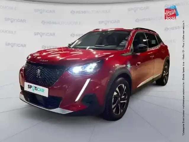 Rouge Occasion 2022 Peugeot 2008 Allure SUV | 16 999 € (Prix juste) - Image 1/4