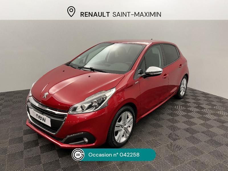 Rouge Utilisé 2017 Peugeot 208 Style Citadine | 9 990 € (Prix assez cher) - Image 1/4