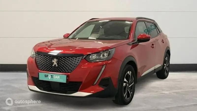 Rouge Utilisé 2021 Peugeot 2008 Allure SUV | 16 499 € (Prix juste) - Image 1/4