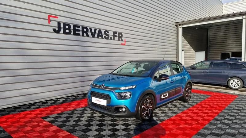 Bleu Occasion 2022 Citroën C3 Shine Berline | 12 990 € (Prix juste) - Image 1/4
