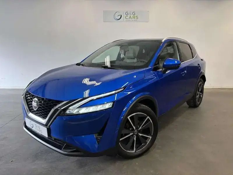 Bleu Utilisé 2022 Nissan Qashqai Tekna SUV | 21 990 € - Image 1/4