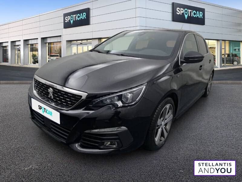 Noir Utilisé 2020 Peugeot 308 GT Berline | 14 990 € (Prix juste) - Image 1/4