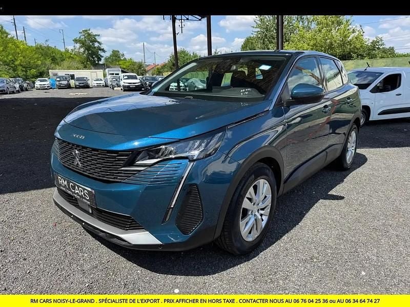 Bleu Utilisé 2021 Peugeot 3008 Business-Line | 14 790 € (Bon prix) - Image 1/4