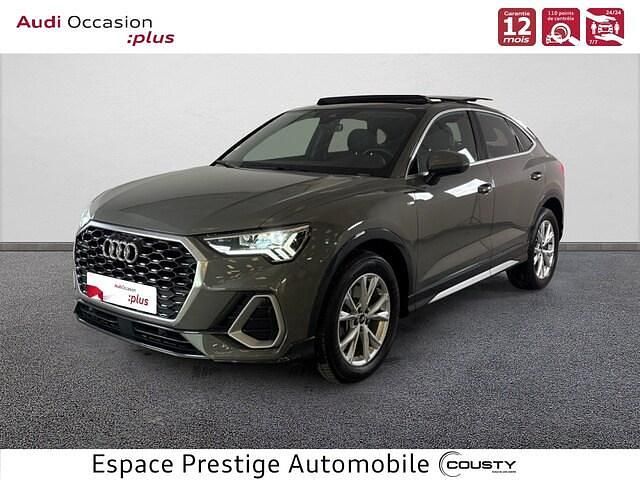 Gris chronos métallisé Utilisé 2021 Audi Q3 Sportback S-Line SUV | 38 790 € (Prix juste) - Image 1/4