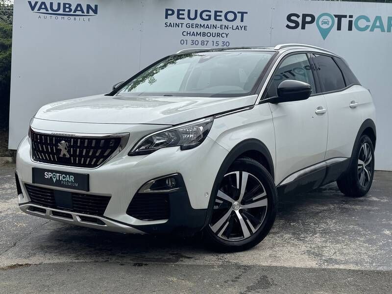 Blanc Utilisé 2019 Peugeot 3008 S SUV | 17 190 € (Prix juste) - Image 1/3