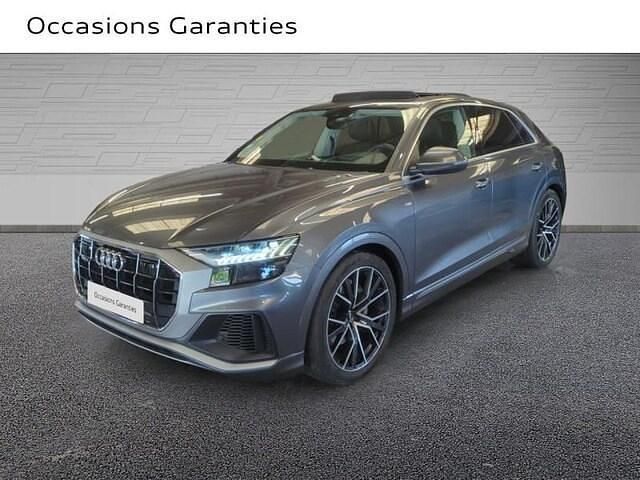 Gris daytona nacré Utilisé 2019 Audi Q8 S-Line SUV | 65 690 € (Prix cher) - Image 1/4