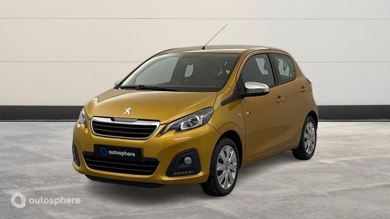 Jaune Utilisé 2017 Peugeot 108 Style Citadine | 8 999 € (Prix assez cher) - Image 1/4