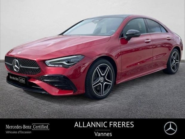 Rouge Utilisé 2024 Mercedes CLA220 AMG line Berline | 48 890 € - Image 1/4