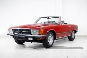 Rouge Occasion 1973 Mercedes SL350 Cabriolet | 24 500 € - Image 1/3