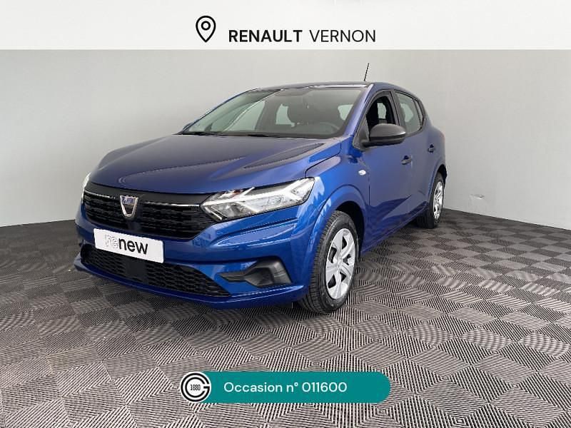 Bleu Occasion 2022 Dacia Sandero Essentiel Citadine | 11 690 € (Bon prix) - Image 1/4