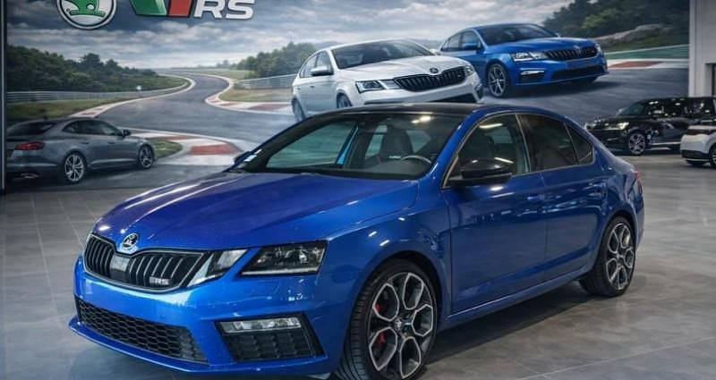 Occasion Skoda Octavia vRS 245 ch (180 kW) 2019 Bleu Berline