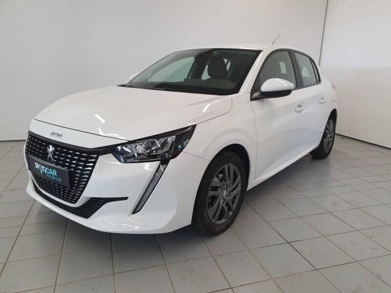 Blanc Utilisé 2021 Peugeot 208 Active Citadine | 10 890 € (Prix juste) - Image 1/4