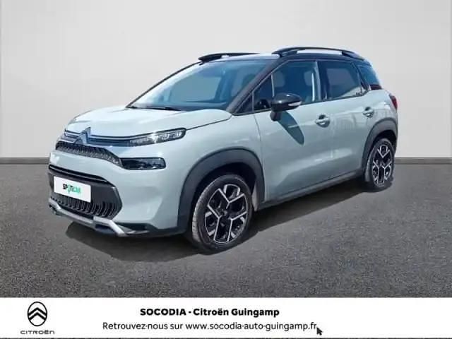 Kaki grey (o) perla nera Occasion 2023 Citroën C3 Aircross PureTech SUV | 16 970 € (Prix juste) - Image 1/4