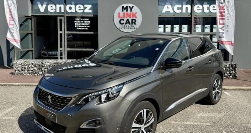 Gris Utilisé 2017 Peugeot 3008 GT-line SUV | 14 990 € (Prix juste) - Image 1/4