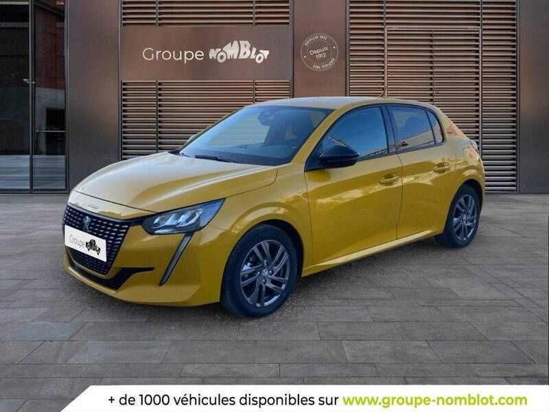Jaune Utilisé 2022 Peugeot 208 S Citadine | 13 490 € (Prix juste) - Image 1/3