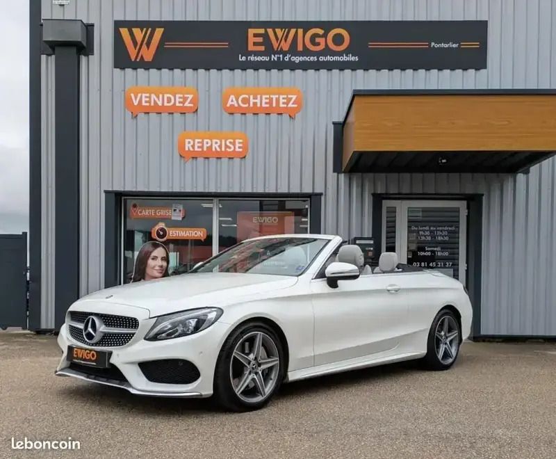 Blanc Utilisé 2017 Mercedes C250 Cabriolet | 29 490 € (Super prix) - Image 1/4