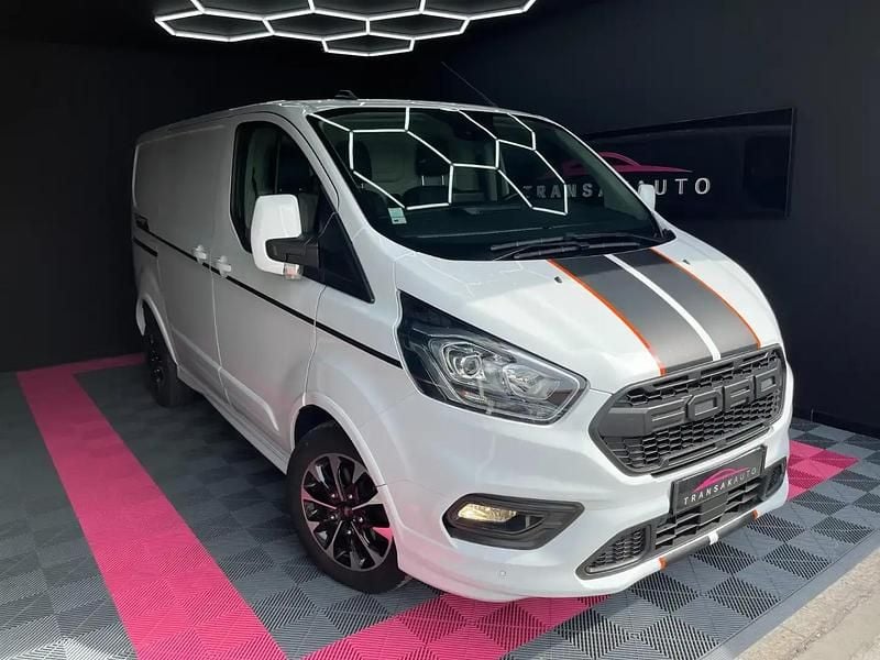 Blanc Utilisé 2022 Ford Transit Custom Sport Monospace | 33 990 € (Prix juste) - Image 1/4