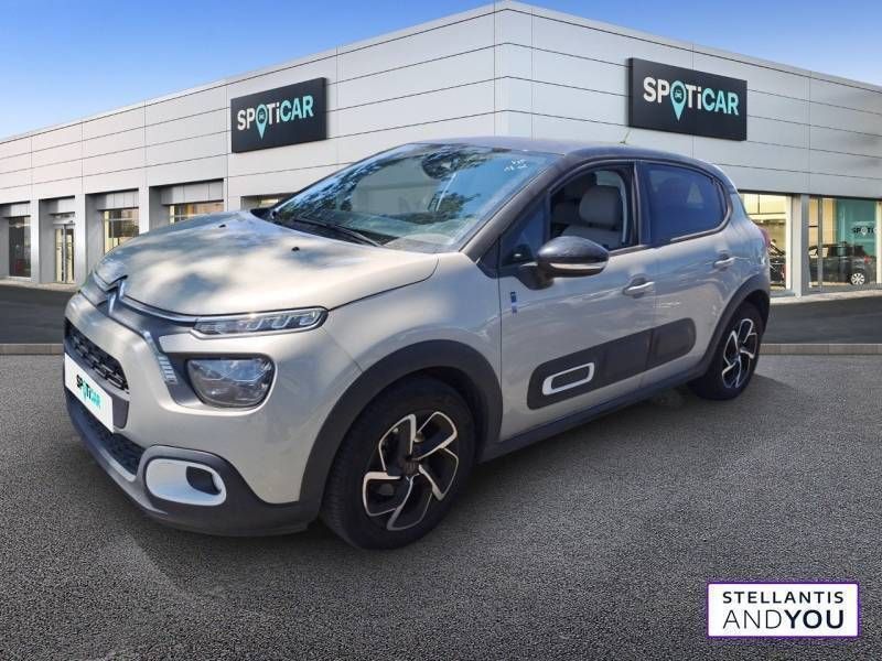 Beige Utilisé 2022 Citroën C3 PureTech Citadine | 13 880 € (Prix juste) - Image 1/3