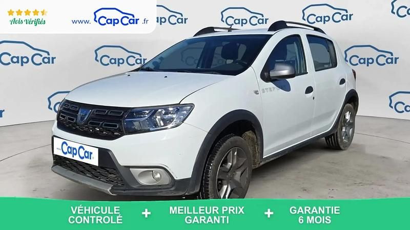 Blanc Utilisé 2019 Dacia Sandero Stepway SUV | 9 950 € (Bon prix) - Image 1/4