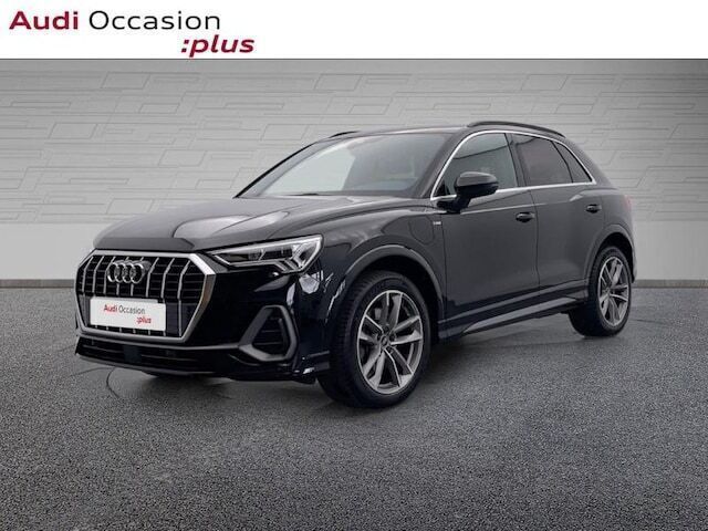 Noir mythe métallisé Utilisé 2022 Audi Q3 S-Line SUV | 35 486 € (Prix juste) - Image 1/4