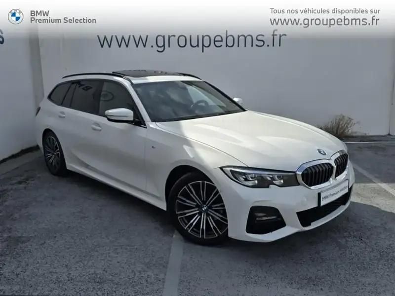 Blanc Utilisé 2022 BMW 318 M Sport Break | 31 900 € (Prix cher) - Image 1/4