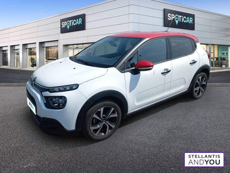 Blanc Occasion 2022 Citroën C3 Shine Citadine | 13 490 € (Prix juste) - Image 1/4