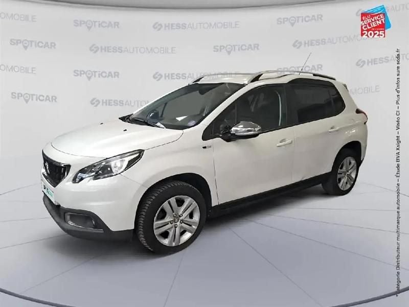 Blanc Utilisé 2017 Peugeot 2008 Style SUV | 8 700 € (Prix juste) - Image 1/4