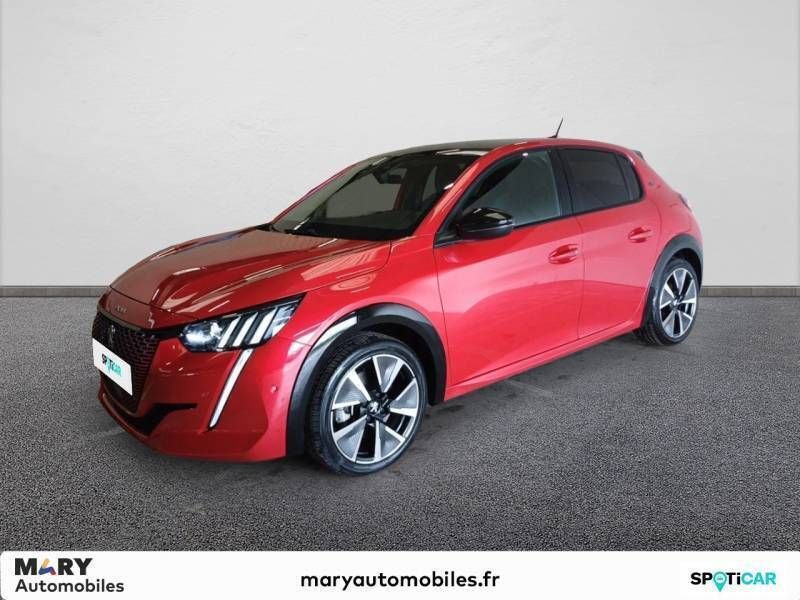 Rouge Utilisé 2022 Peugeot e-208 GT Citadine | 22 490 € (Prix cher) - Image 1/3