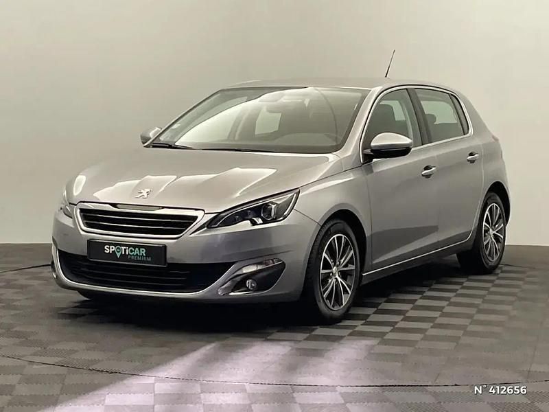 Gris Utilisé 2016 Peugeot 308 Allure Berline | 9 480 € (Prix juste) - Image 1/4