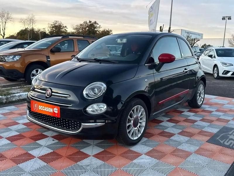 Noir Occasion 2016 Fiat 500 Lounge Berline | 8 750 € (Prix juste) - Image 1/4