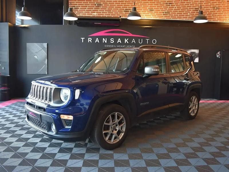 Bleu Occasion 2021 Jeep Renegade Limited SUV | 14 990 € (Prix juste) - Image 1/4