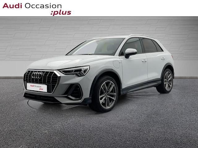 Blanc glacier métallisé Occasion 2022 Audi Q3 S-Line SUV | 33 478 € - Image 1/4