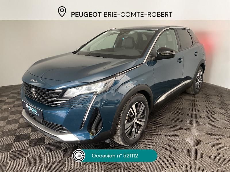 Bleu Utilisé 2022 Peugeot 3008 Allure SUV | 21 980 € (Super prix) - Image 1/4