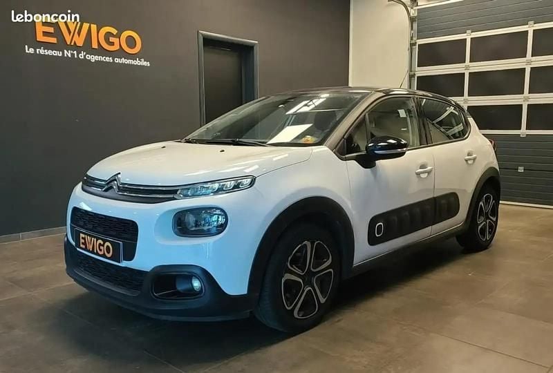 Blanc Utilisé 2017 Citroën C3 PureTech Citadine | 7 290 € (Prix assez cher) - Image 1/4