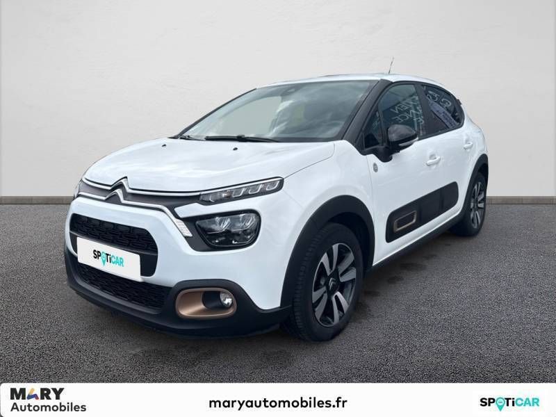 Blanc Utilisé 2022 Citroën C3 PureTech Citadine | 12 990 € (Prix juste) - Image 1/3